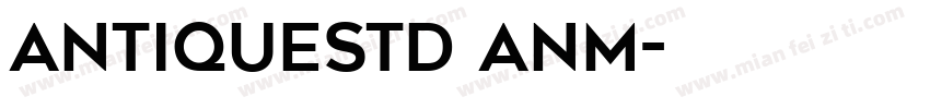AntiqueStd ANM字体转换